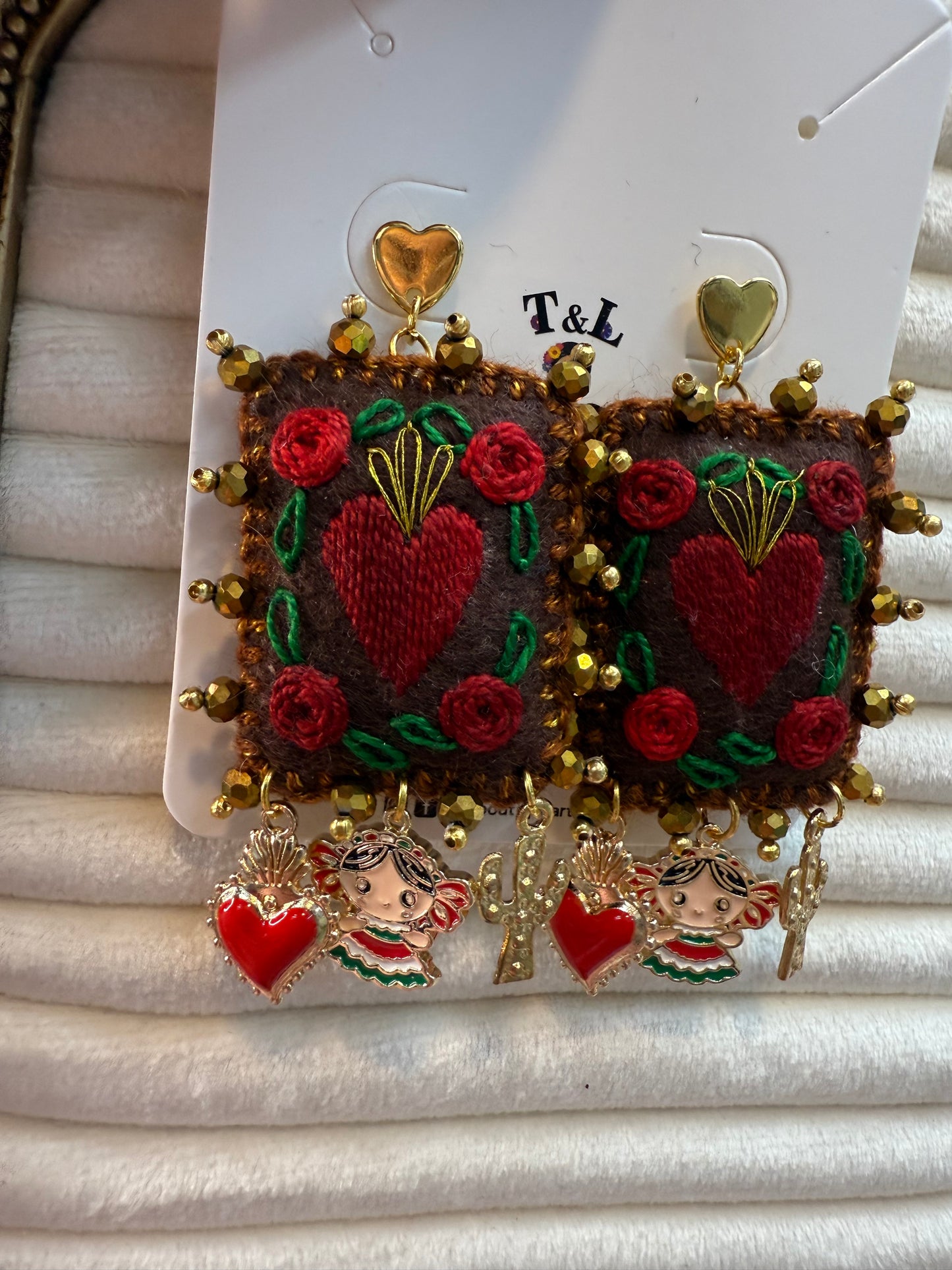 Aretes escapularios /milagritos /dijes mex