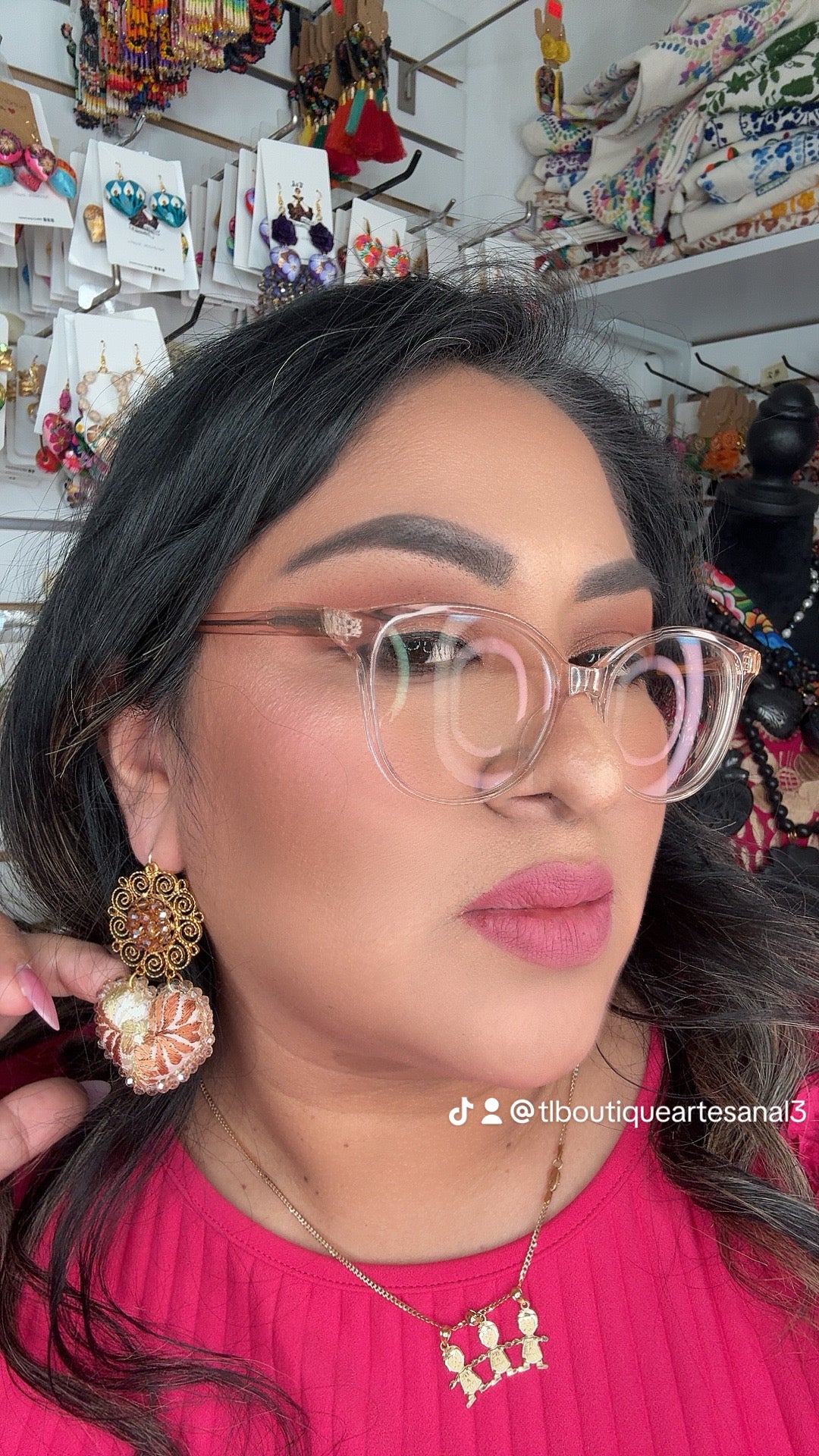 Aretes san antonino / caracol mediano