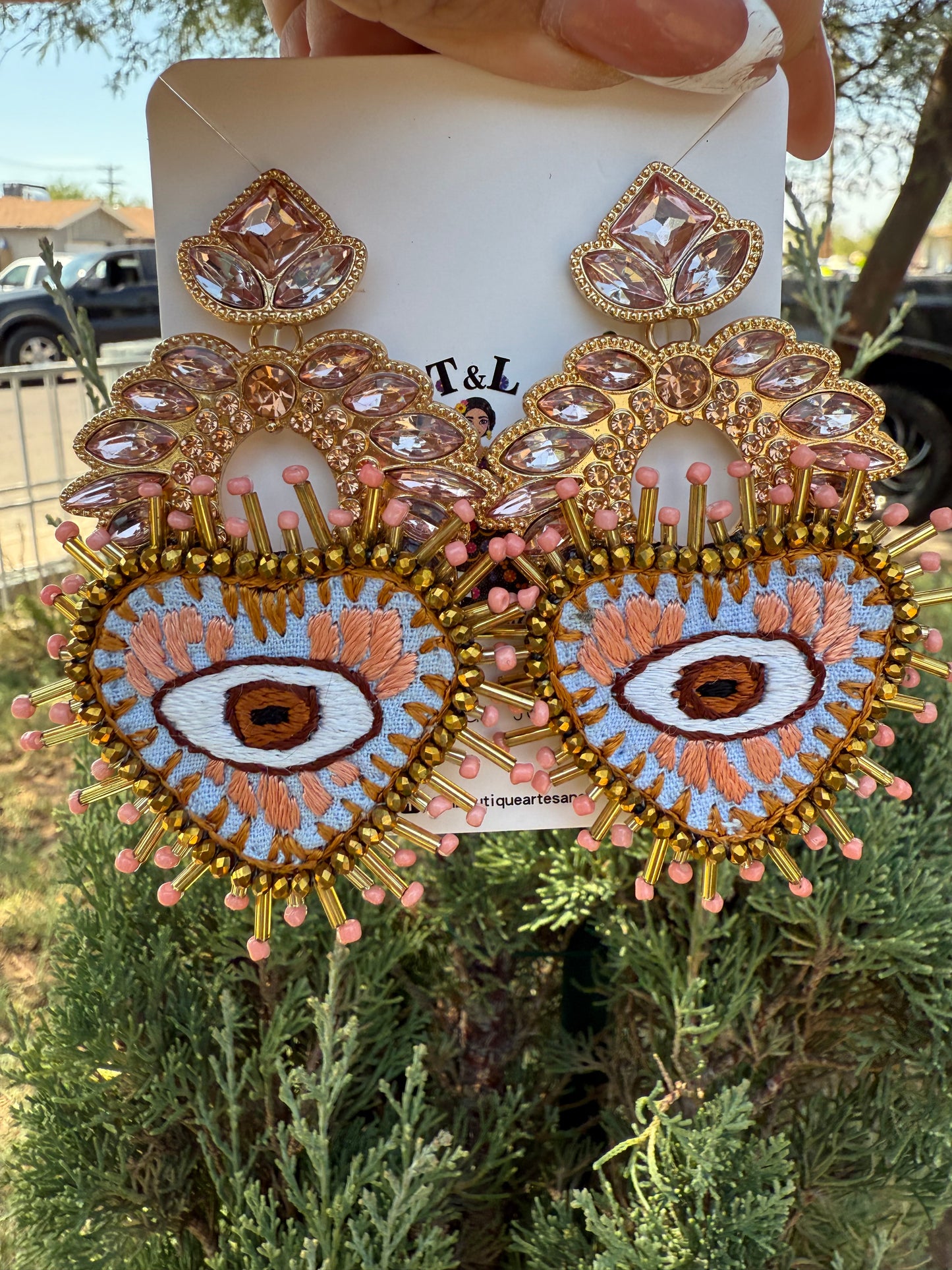Aretes /ojo/1