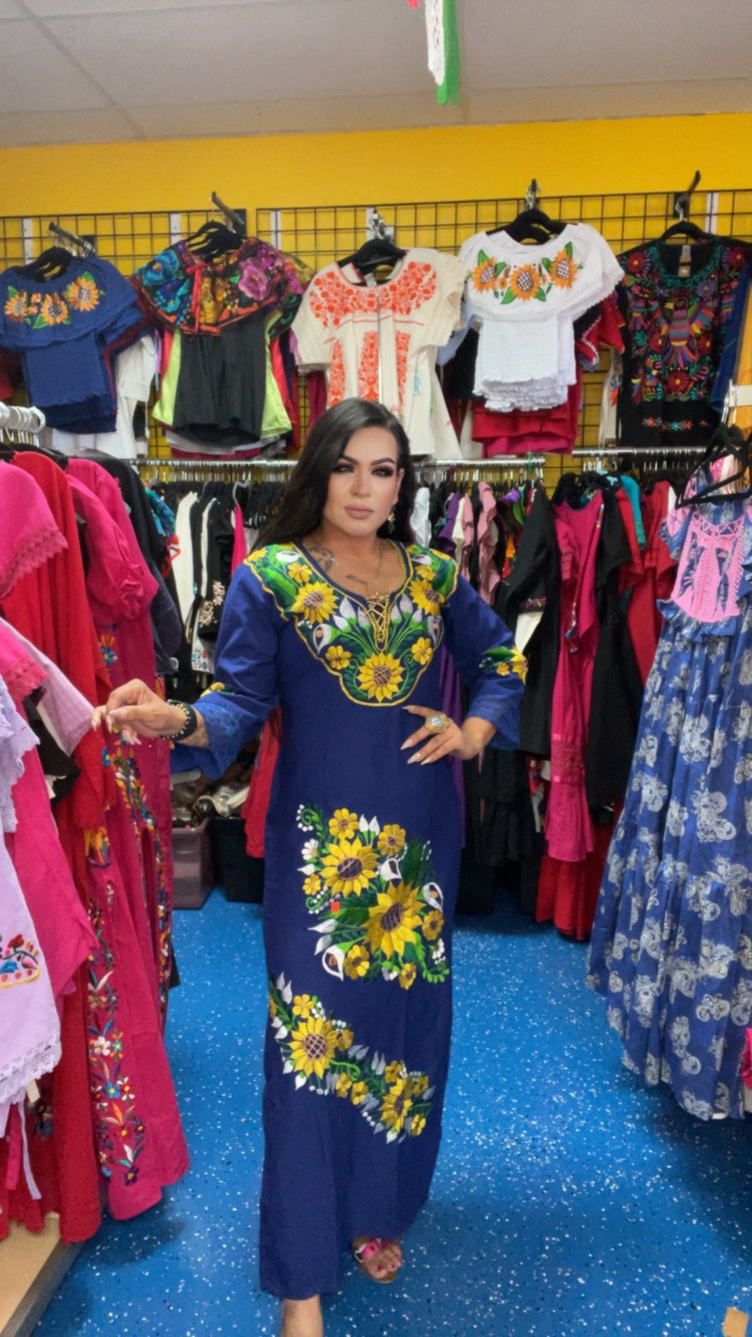 Vestido santa/ Girasol