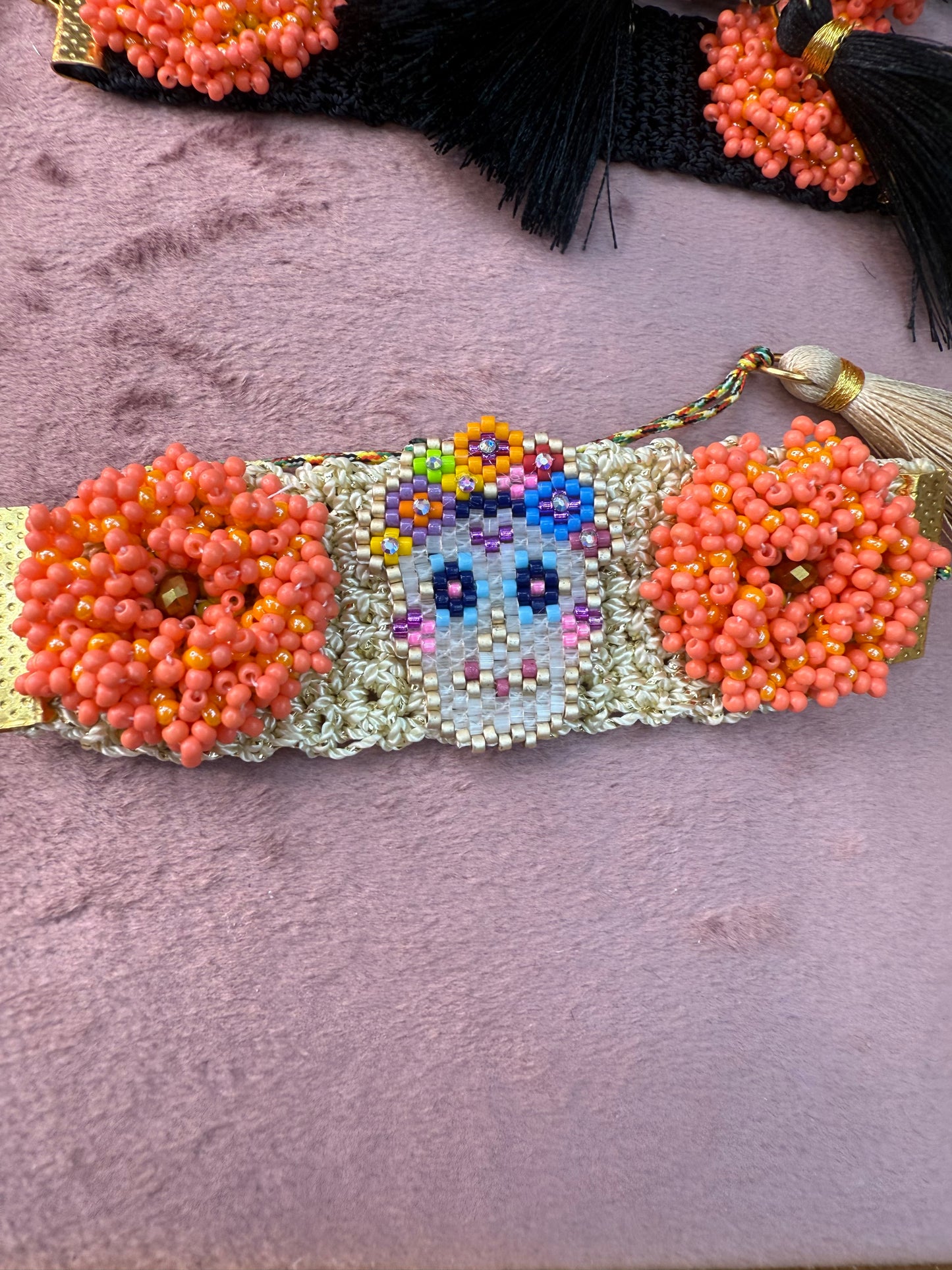 Pulceras tejidas /miyuki/ Dia de muertos