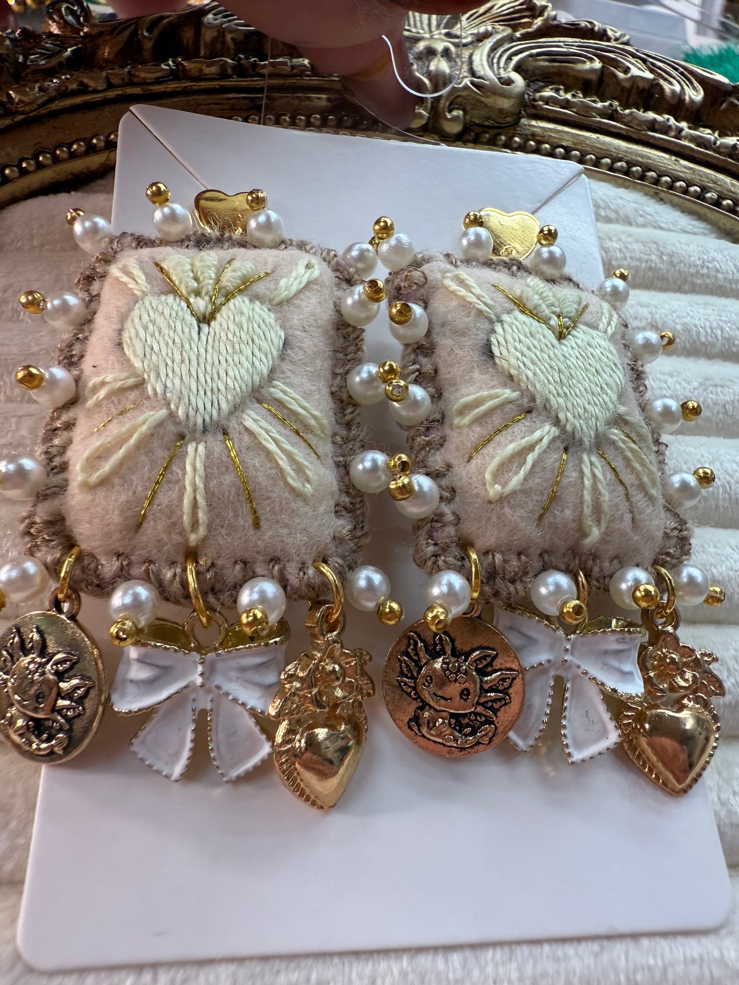 Aretes escapularios /milagritos /dijes mex