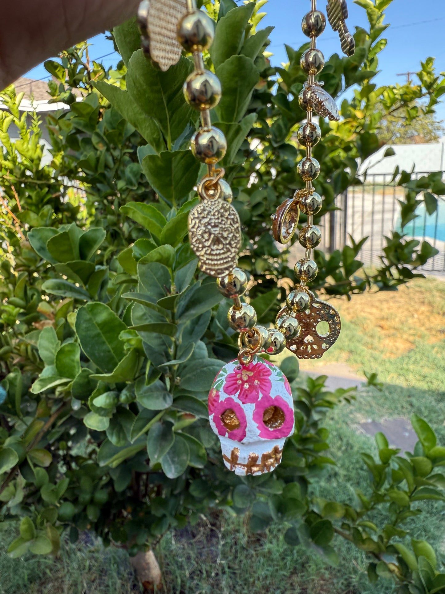 Collar/balin/dia de muertos