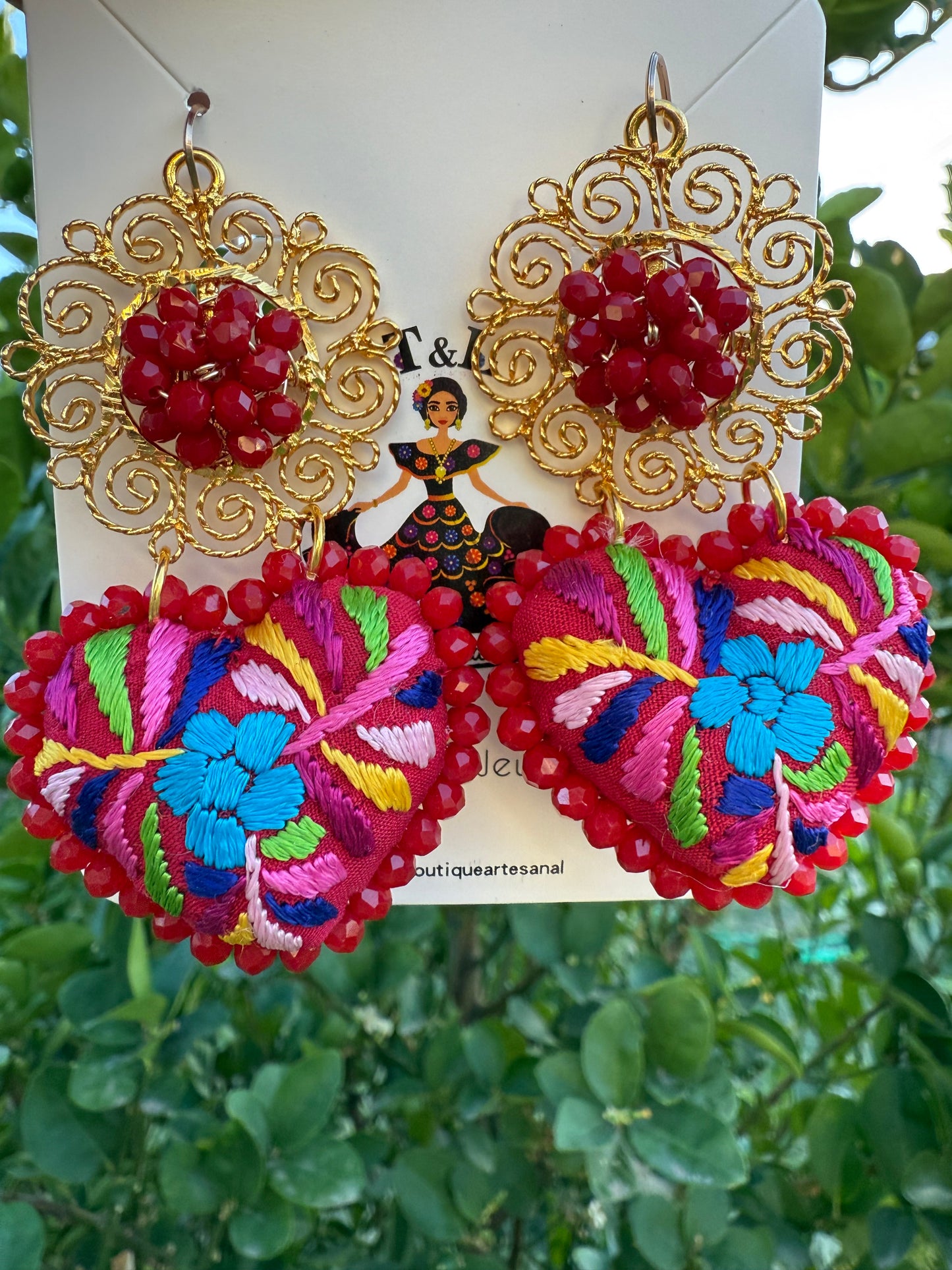 Aretes san antonino / caracol mediano