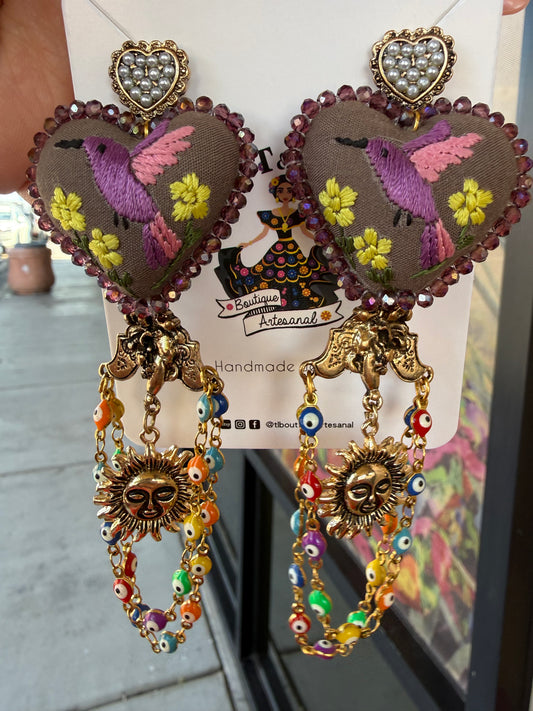 #19 Colibrí /kaki/lila