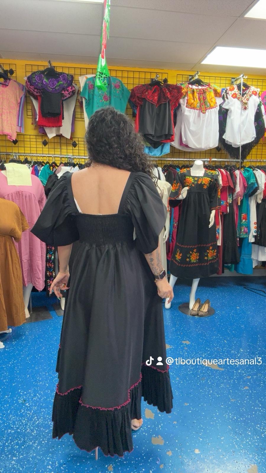 VESTIDO/CATRINA/ NEGRO