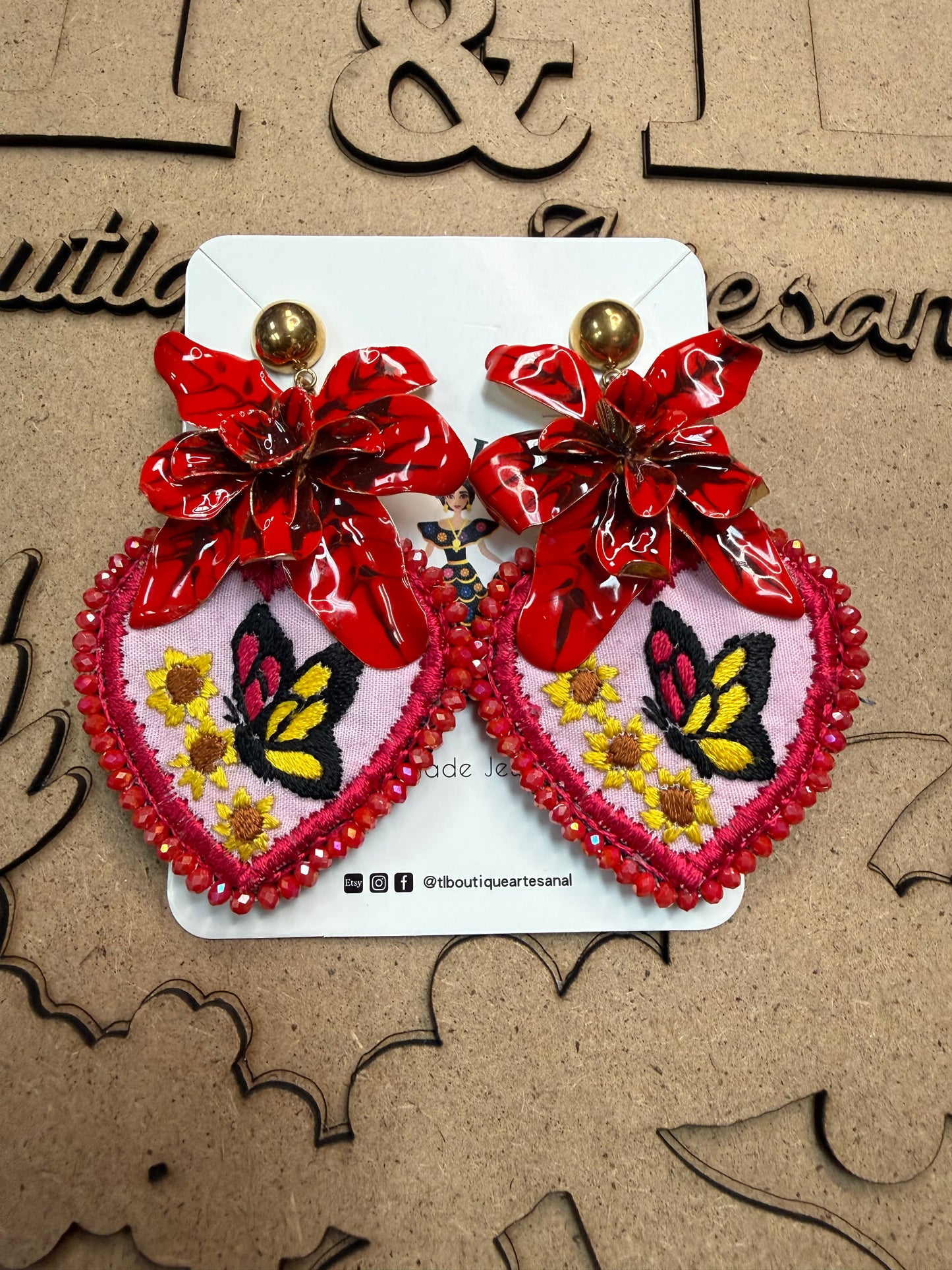 #31 mariposa /rojo