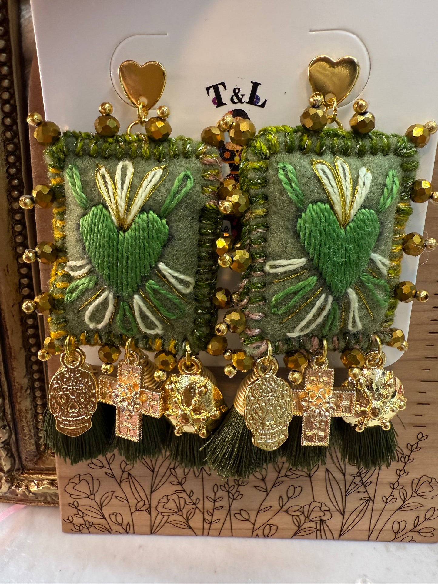 Aretes escapularios /milagritos /dijes mex