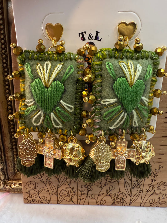 Aretes escapularios /milagritos /dijes mex