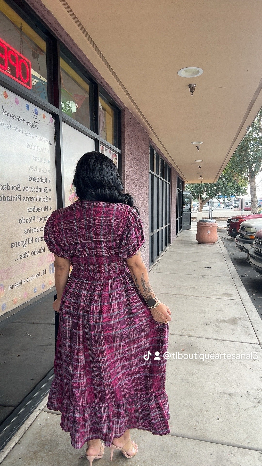 💜 Vestido Artesanal Bordado a Mano | Corte Guatemalteco & Bordado Rococó de Chiapas