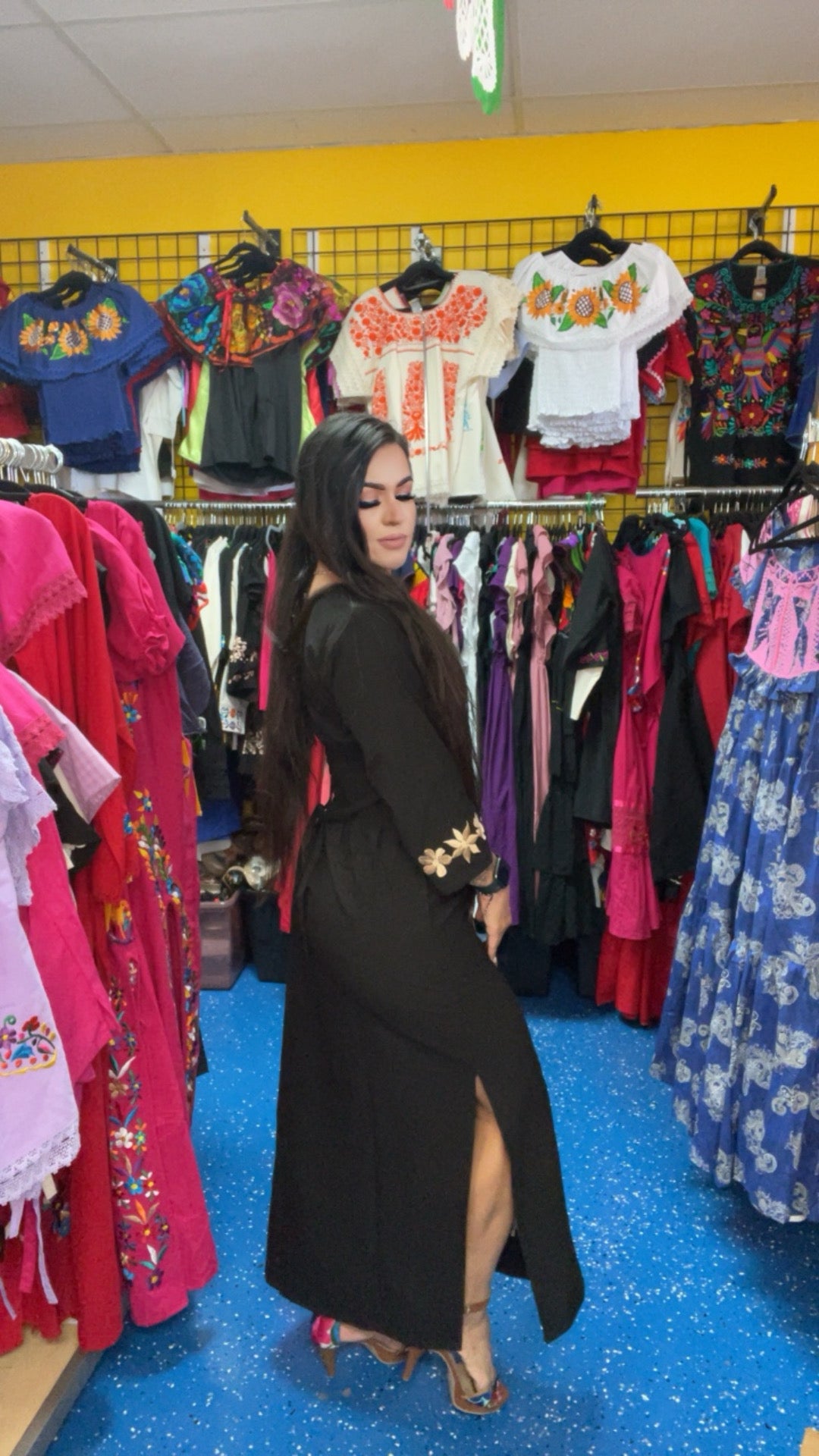 Vestido santa/ flores