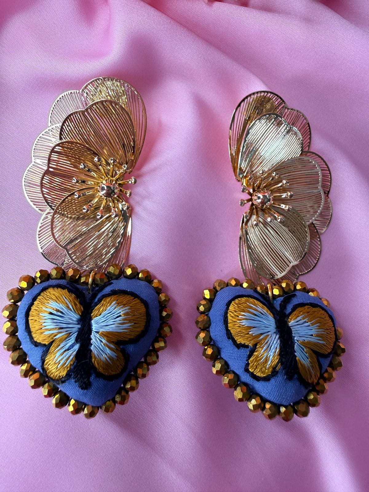 Mariposa /mezclilla