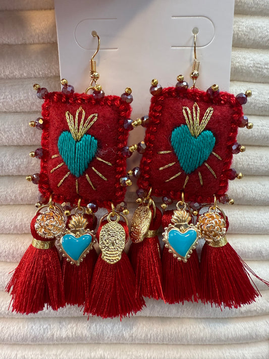 Aretes escapularios /milagritos /dijes mex