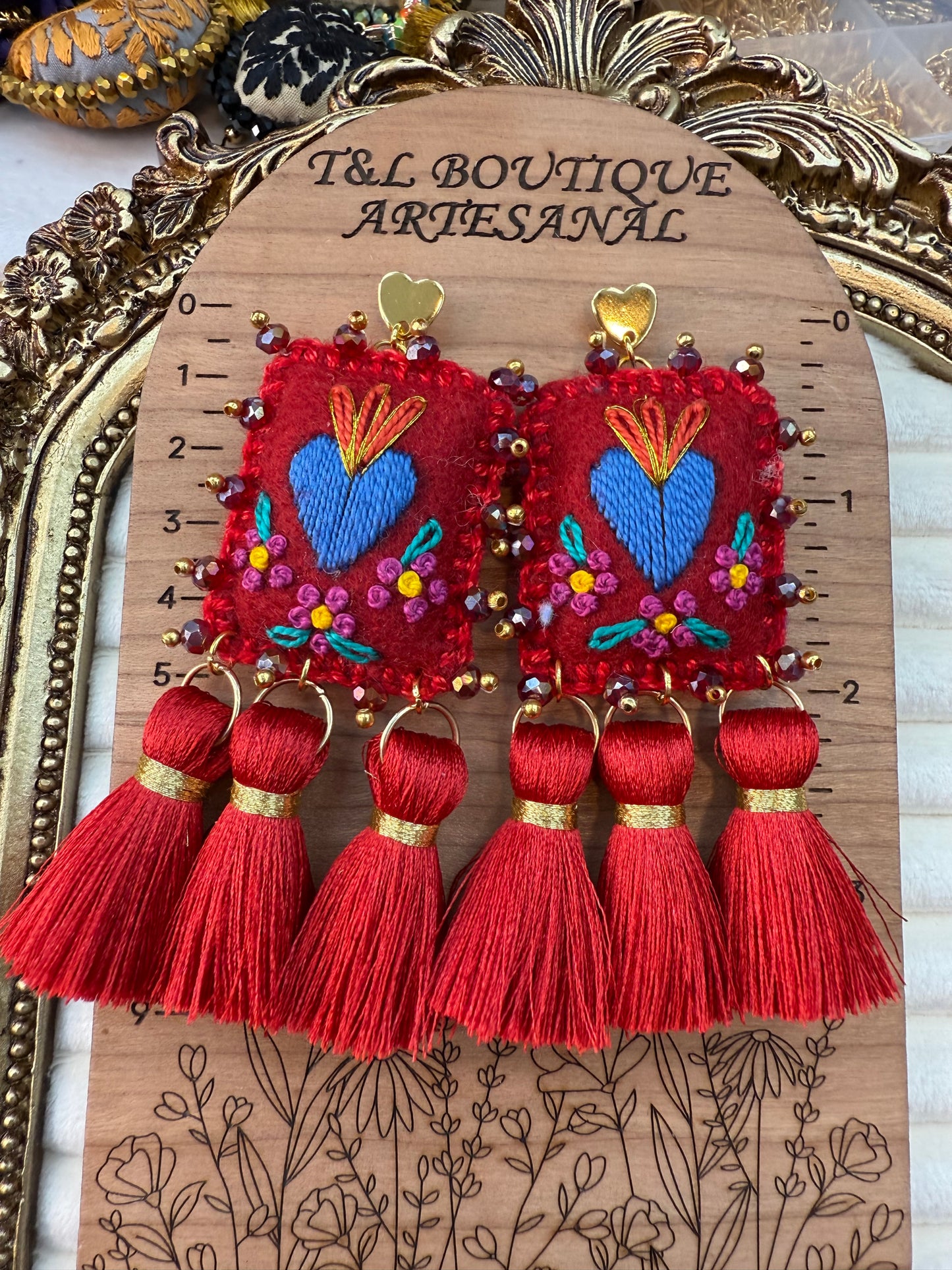 Aretes escapularios /milagritos /motitas