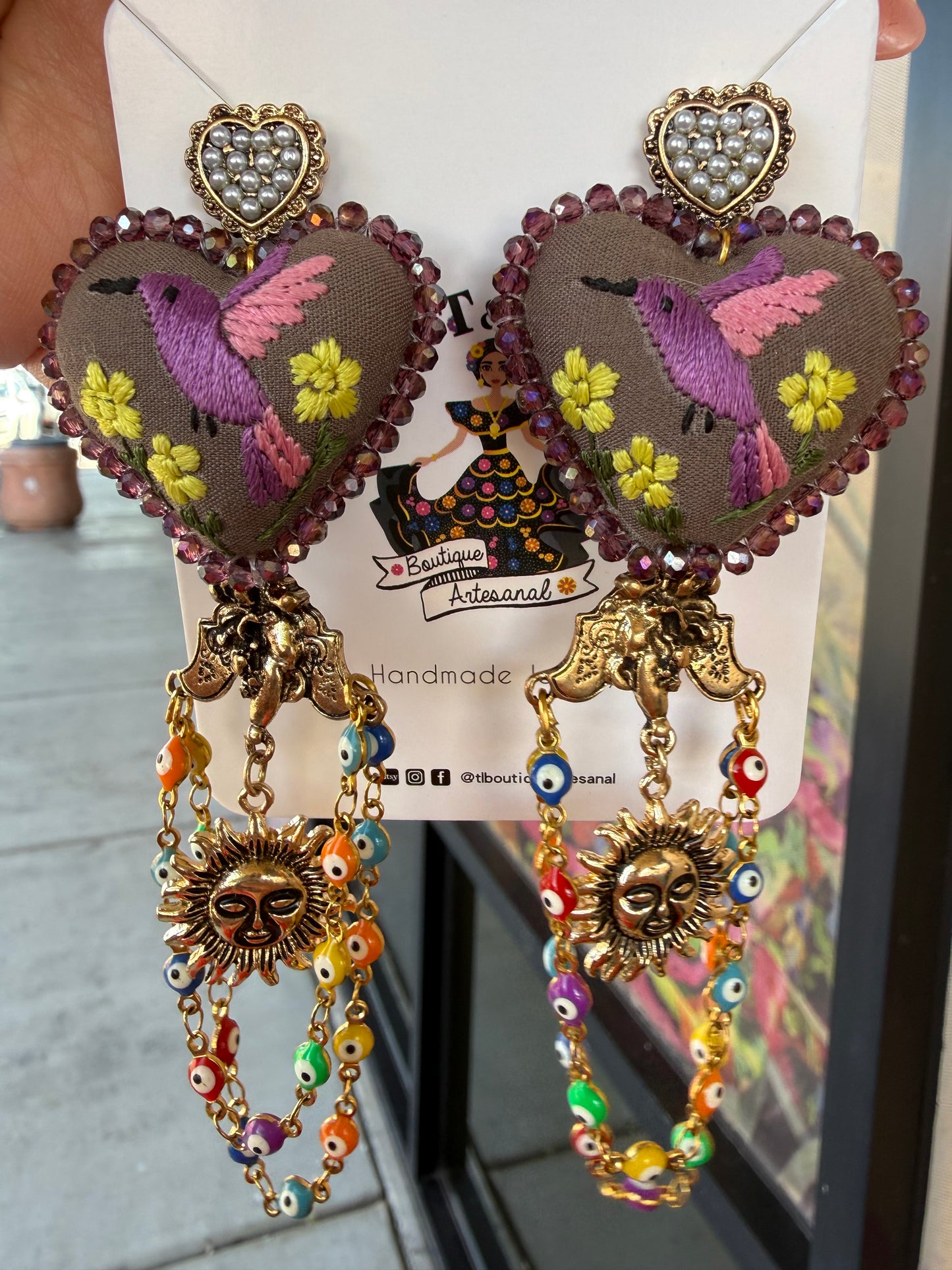 #19 Colibrí /kaki/lila