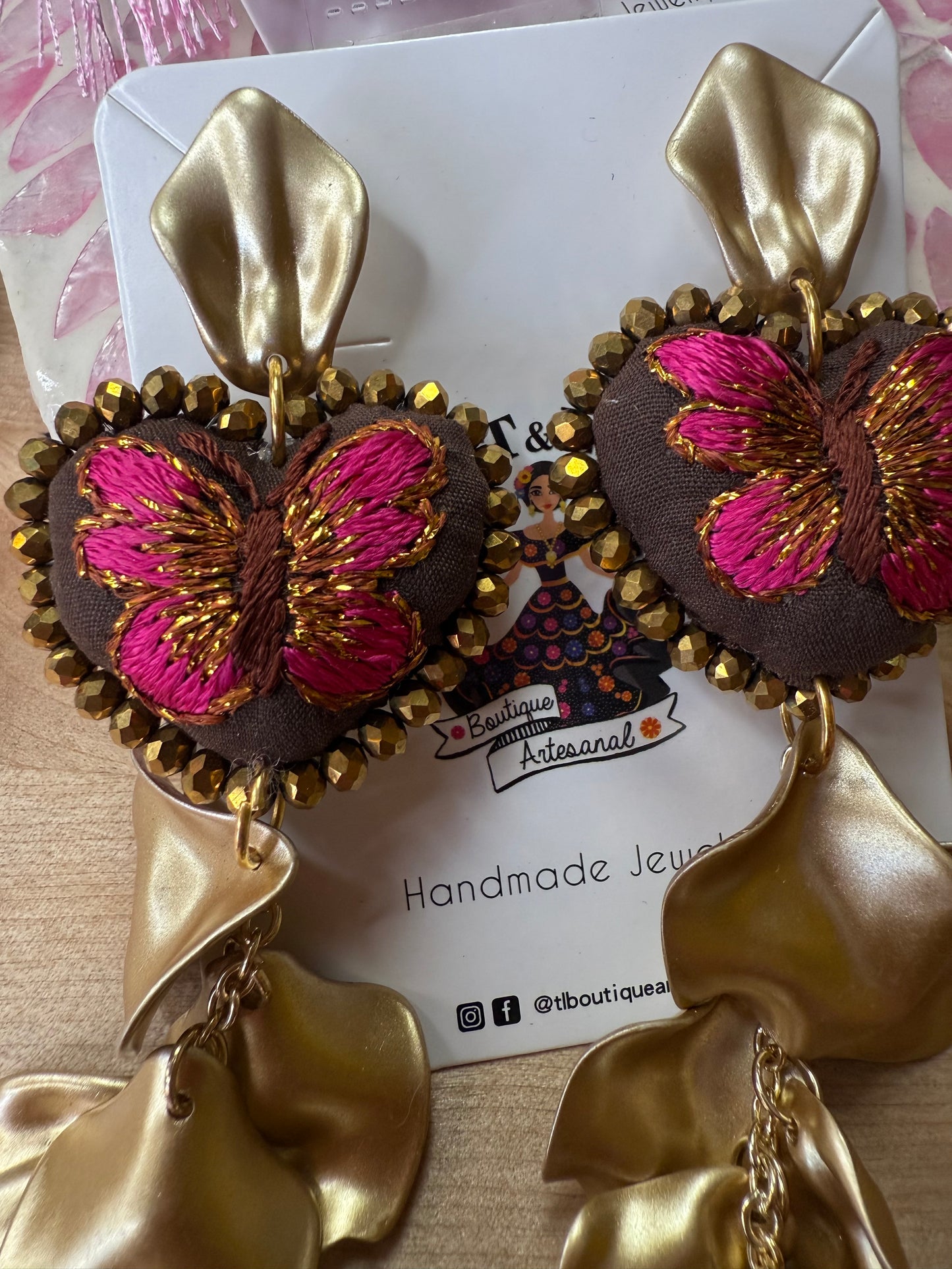 Arete /petalos/mariposa