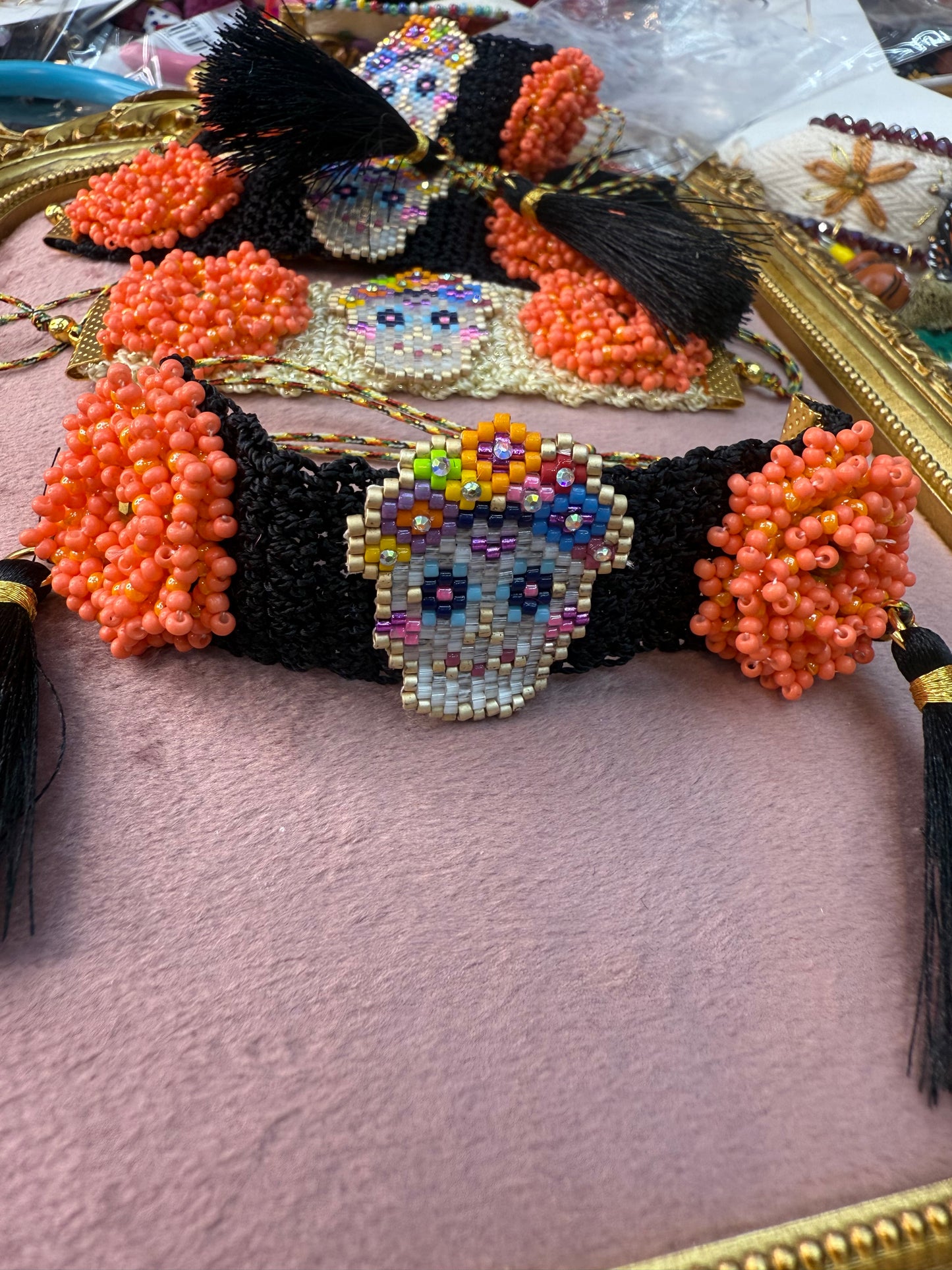 Pulceras tejidas /miyuki/ Dia de muertos