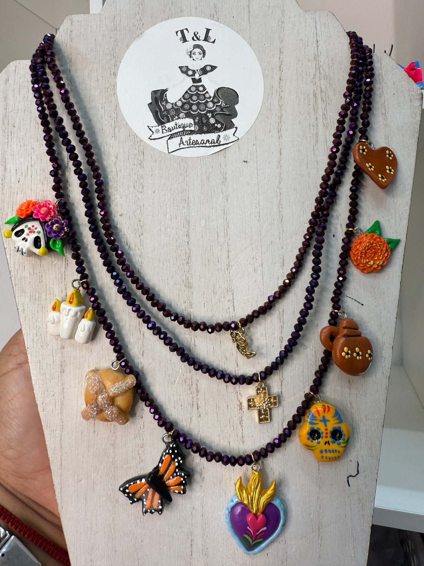 Collar dia de Muertos