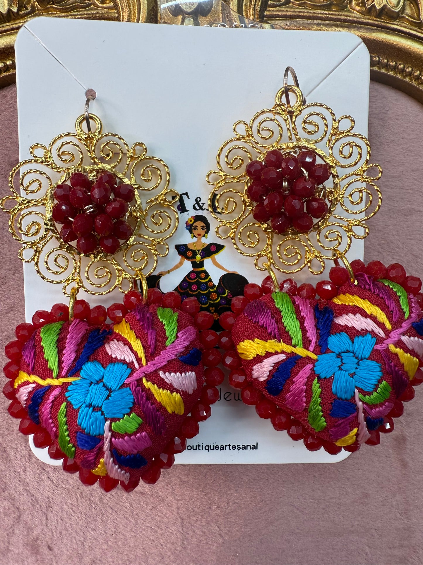 Aretes san antonino / caracol mediano