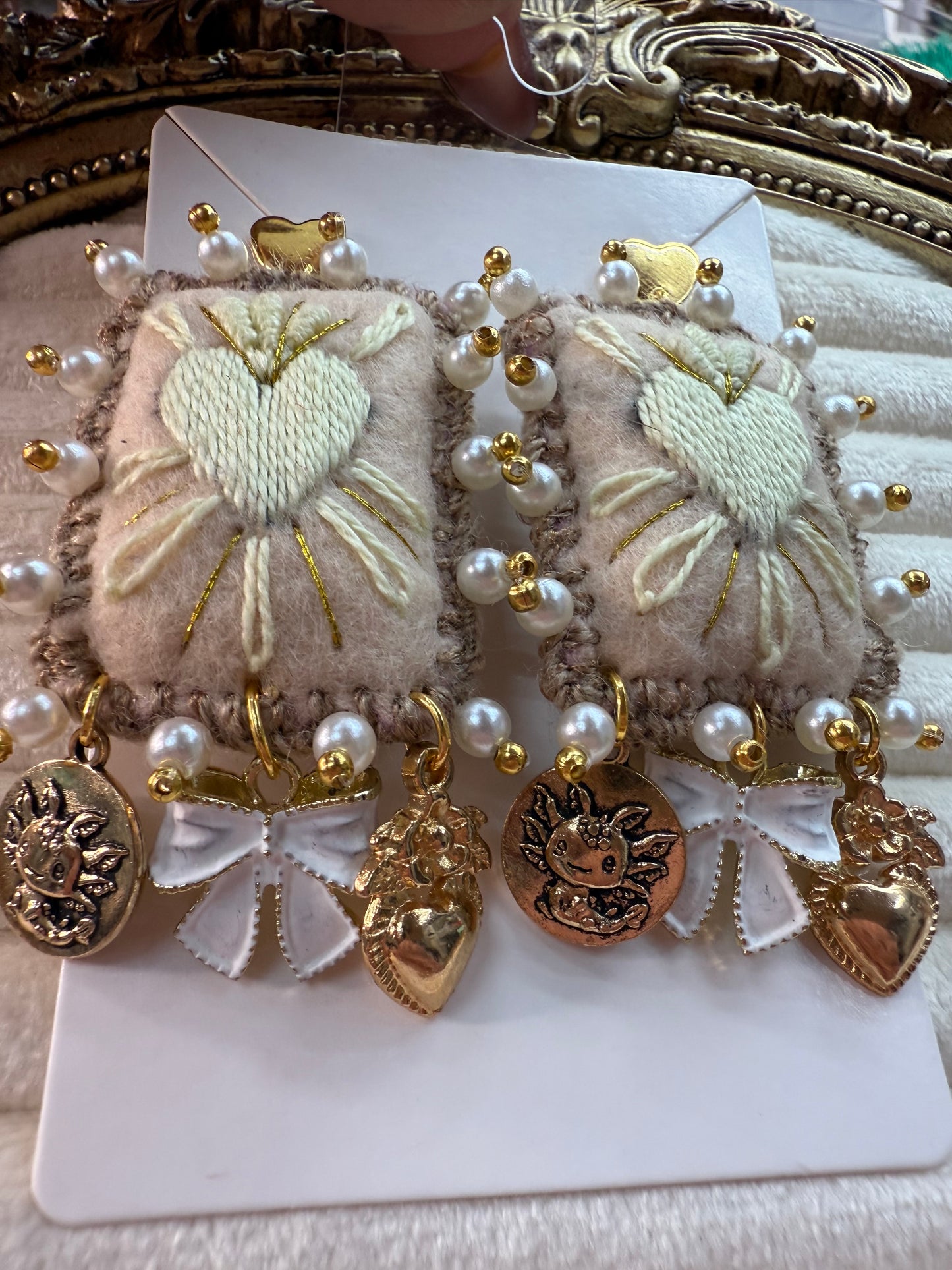 Aretes escapularios /milagritos /dijes mex