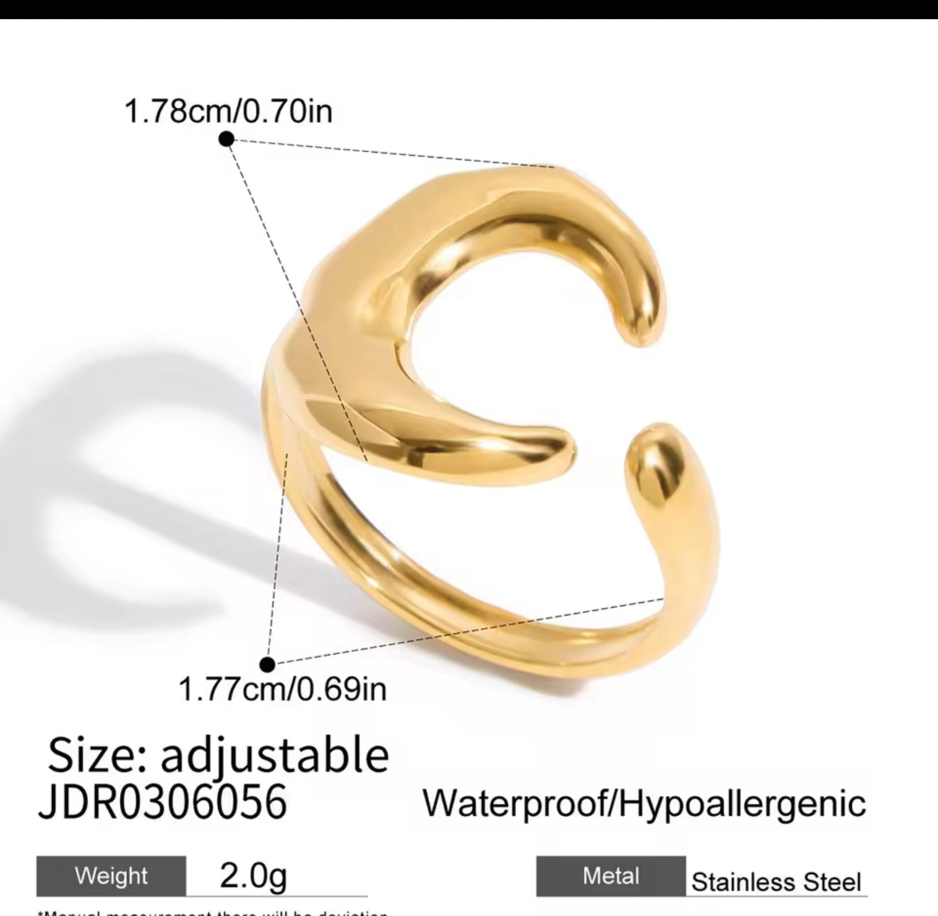 Anillo ajustable sol /Luna